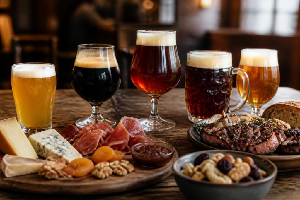 découvrez les différents styles de bières artisanales et apprenez à les accorder parfaitement avec vos plats pour une expérience gustative inoubliable.