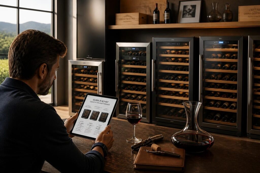 découvrez notre guide d'achat complet pour choisir la cave à vin électrique idéale, alliant conservation optimale et design adapté à vos besoins.