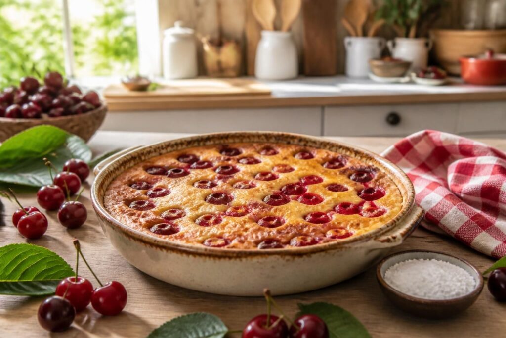 découvrez notre recette rapide de clafoutis aux cerises, un dessert de saison prêt en seulement 20 minutes pour régaler toute la famille.