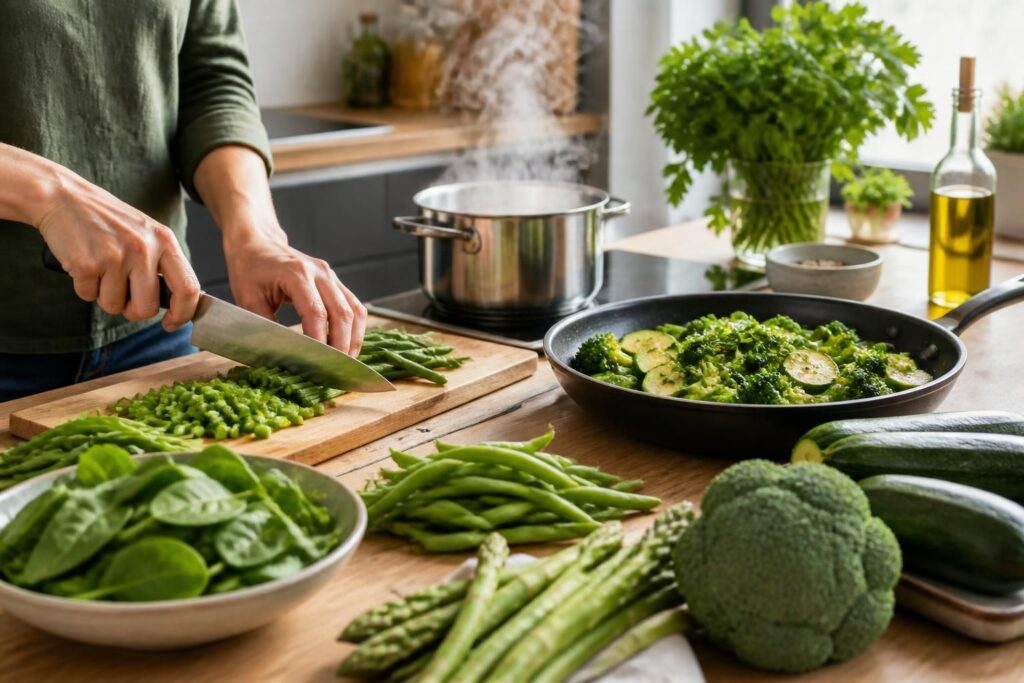 découvrez les bienfaits des légumes verts et des idées de recettes simples pour les cuisiner facilement au quotidien.