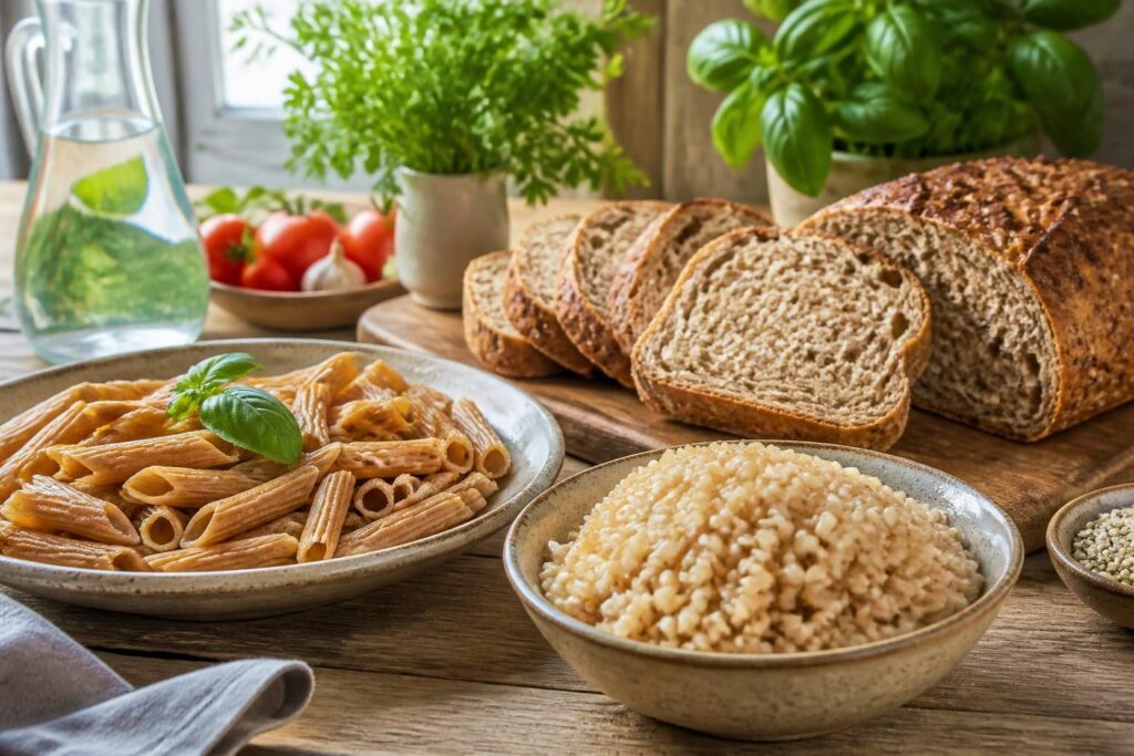 découvrez les bienfaits des féculents complets comme le riz, les pâtes et le pain pour une alimentation saine et équilibrée.