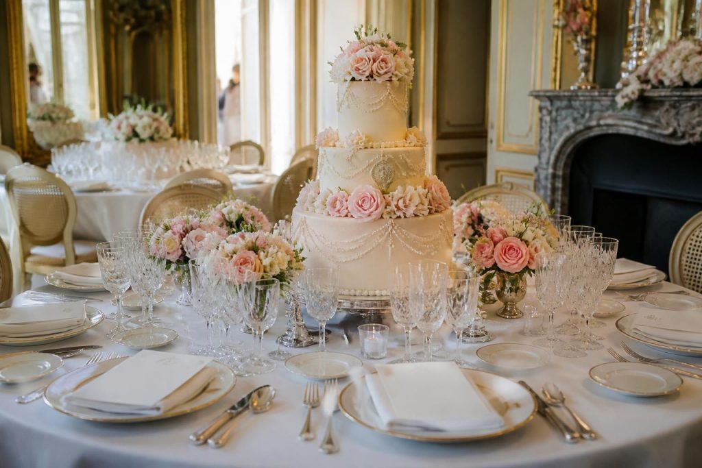 Mariage et réception : menu, pièce montée et art de la table