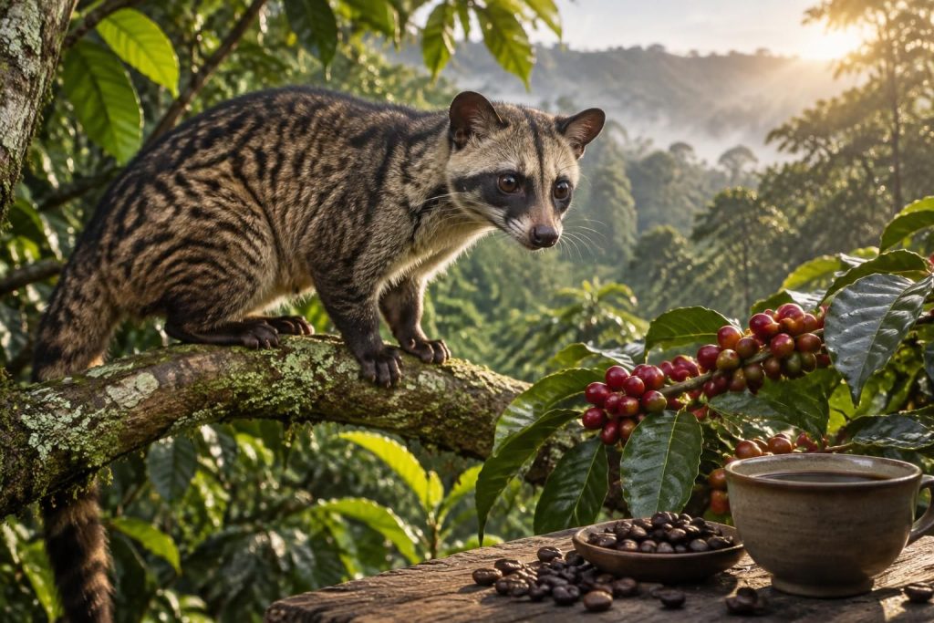 Civet civet cat : tout savoir sur ce mammifère et le café civet unique