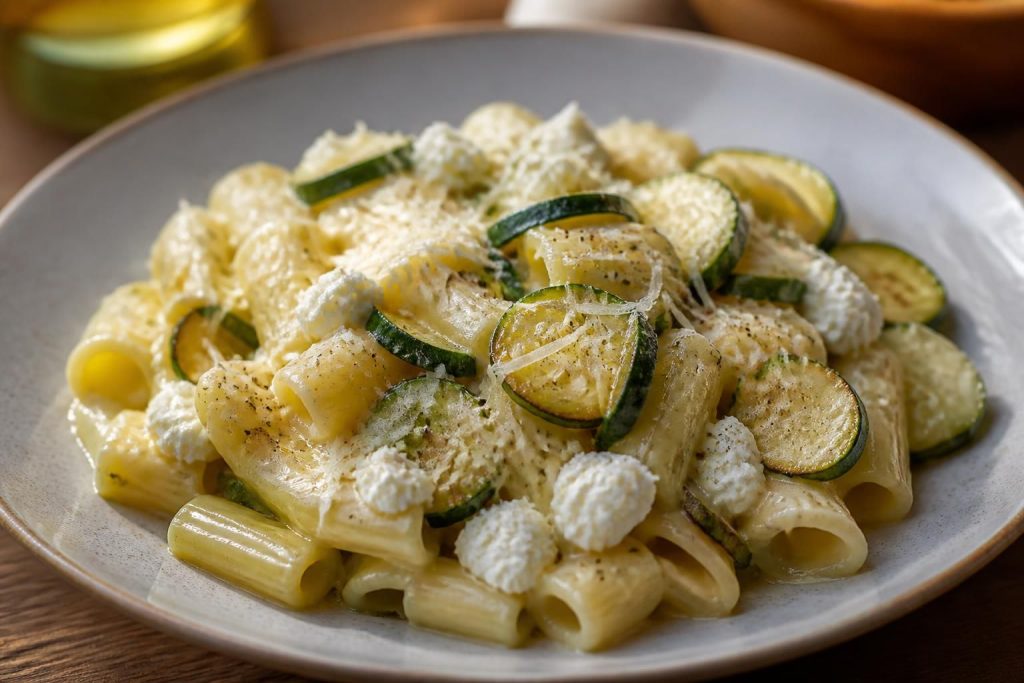 découvrez nos recettes gourmandes de pâtes aux courgettes crémeuses, agrémentées de parmesan, ricotta ou feta, pour un plat savoureux et facile à préparer.