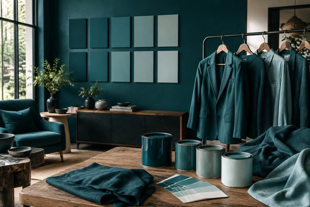 Couleur bleu canard : nuances foncées ou claires pour peinture et vêtements