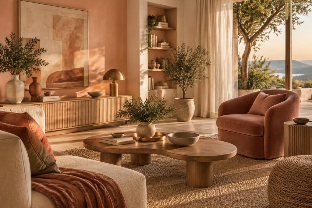 Couleur saumon pastel, clair ou foncé : idées déco et associations tendance