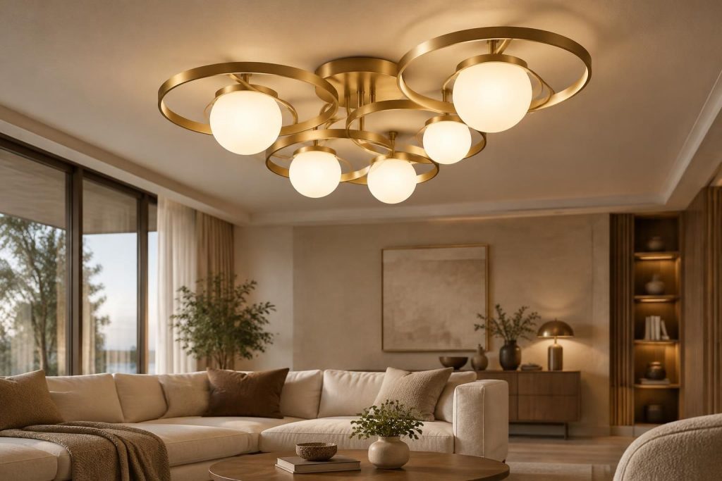 Plafonnier design pour salon ou chambre : modèles modernes et luxueux